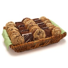 Celebration Gift Basket (30 ASST COOKIES & 15 ASST BROWNIES)
