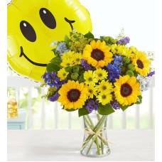 Fields of Europe® Summer with Jumbo Smile Balloon (Extra Large)