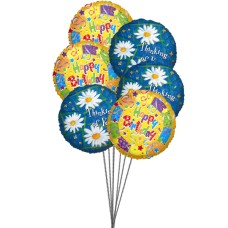 Sweet yellow birthday Balloons 