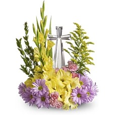 Crystal Cross Bouquet (Deluxe)