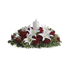 Luminous Lilies Centerpiece (Deluxe)
