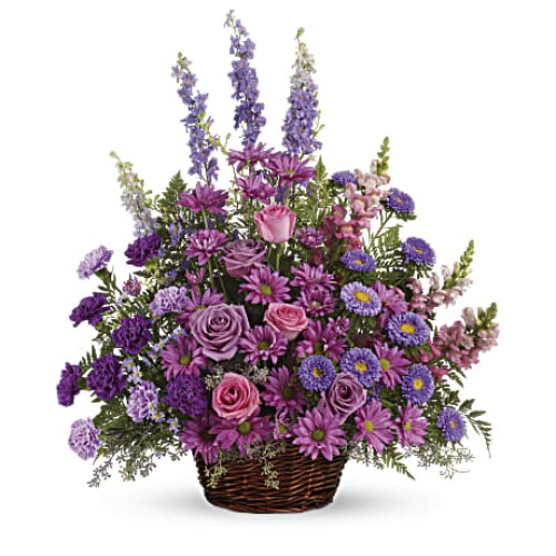 Gracious Lavender Basket (Standard)
