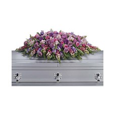 Lavender Tribute Casket Spray Lavender Tribute Casket Spray