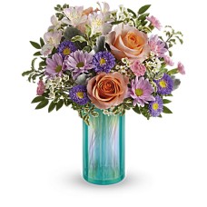 Aqua Rose Bouquet (Premium)