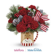 Send A Hug Reindeer Wish Bouquet (Deluxe)