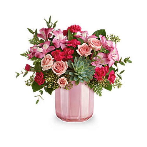 Rosy Radiance Bouquet (Deluxe)
