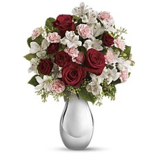 Crazy for You Bouquet with Red Roses (Deluxe)