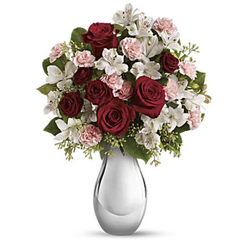 Crazy for You Bouquet with Red Roses (Premium)
