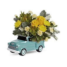 Chevy Blooming Pickup Bouquet (Deluxe)