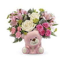 Precious Pink Bear Bouquet (Deluxe) Precious Pink Bear Bouquet (Deluxe)