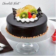 Fruits Chocolate Cake 1 Kg (As Shown)