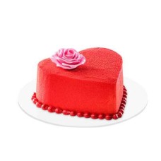 Red Velvet Heart Cake (As Shown)