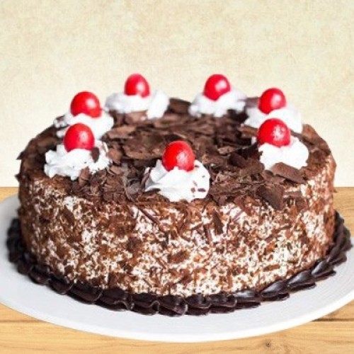 Eggless Black Forest Cake 1/2 Kg (As Shown)