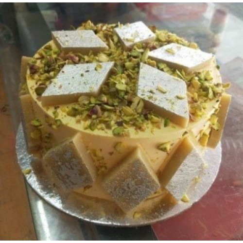 Butter Scotch Kaju Katri Cake (As Shown)