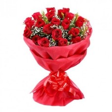 Bunch Of 12 Red Roses (As Shown)