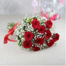 Bunch Of Red Rose With Fillers (As Shown)