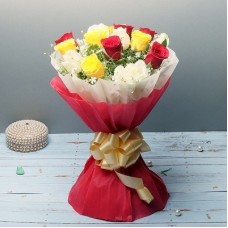 Bunch Of 12 Mix Roses (As Shown)