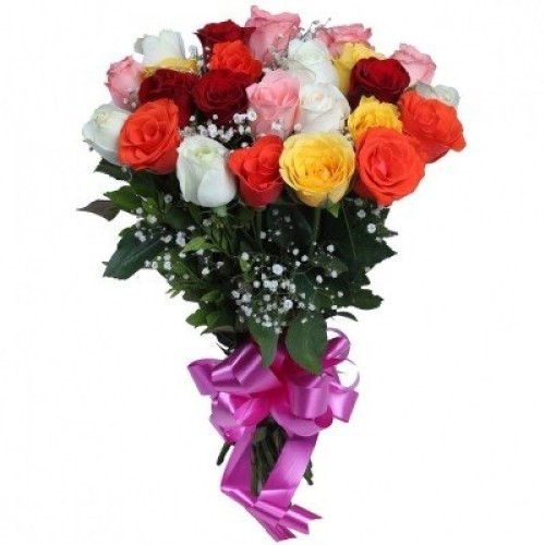 Bouquet Of 2 Dozen Mix Roses (As Shown)
