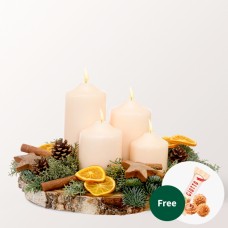Wreath Winterduft (Ã˜ 30 cm) with 3 Ferrero Giotto