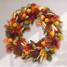 Dried flower wreath Herbstzauber