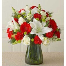 Red & white Vass arrangement