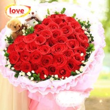 Valentine roses (48 roses)