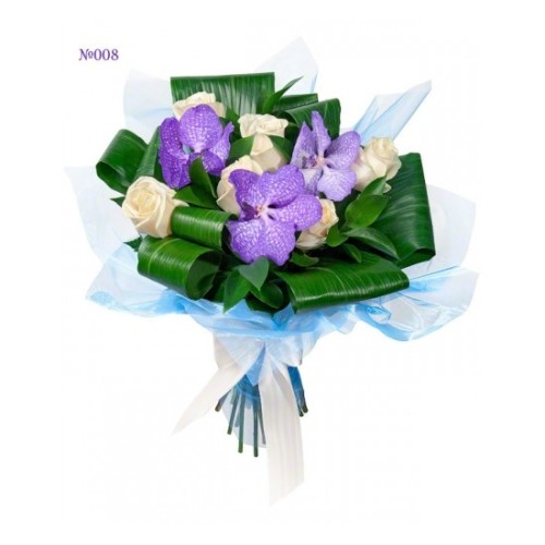 Sky Blue Tones Bouquet (Basic)