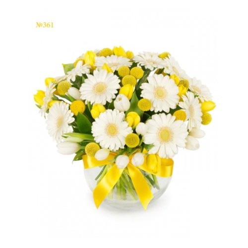 Calming White Gerberas (Basic)
