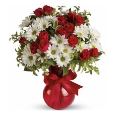 Scarlet White Bouquet (Basic)