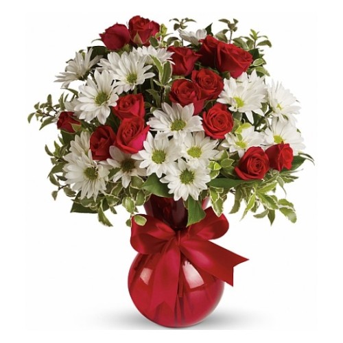 Scarlet White Bouquet (Basic)