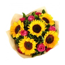 Pink in Sunflowers (Basic)