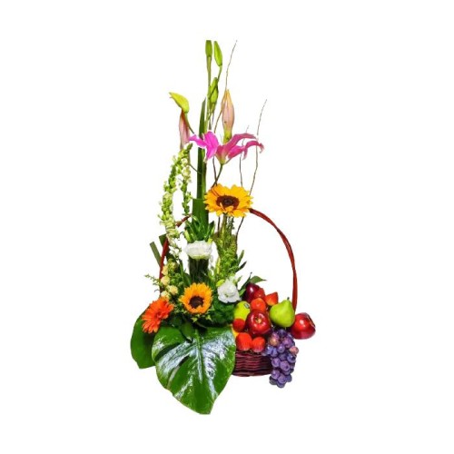 Fruit and Sunflowers
