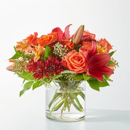 Crimson Leaves Bouquet (Deluxe)