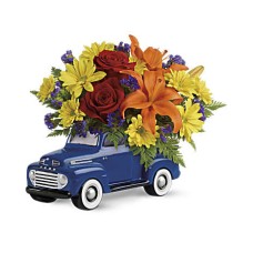 Vintage Ford Pickup Bouquet by (Deluxe)