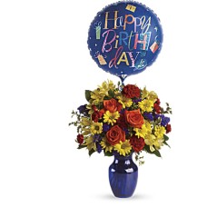 Fly Away Birthday Bouquet (Deluxe)