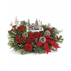 Thomas Kinkade's Oh What Fun Bouquet (Deluxe)