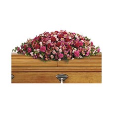 A Life Loved Casket Spray