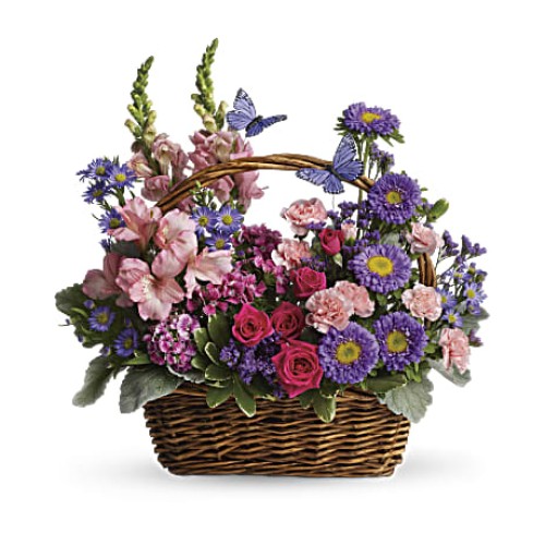 Country Basket Blooms (Standard)