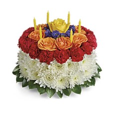 Your Wish Is Granted Birthday Cake Bouquet (Deluxe)