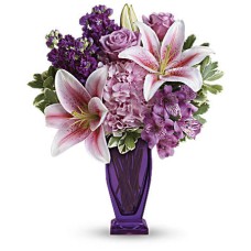 Blushing Violet Bouquet (Deluxe)