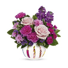 Birthday Greetings Bouquet (Deluxe)