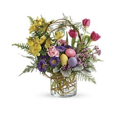 Pop Of Springtime Bouquet (Deluxe)