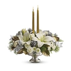 Silver And Gold Centerpiece (Deluxe)