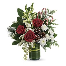 Festive Pines Bouquet (Deluxe)