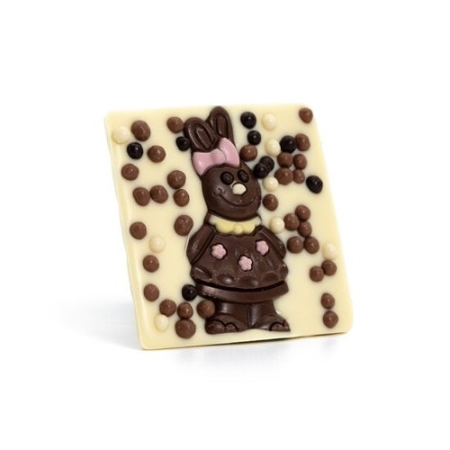 easter bunny chocbar white