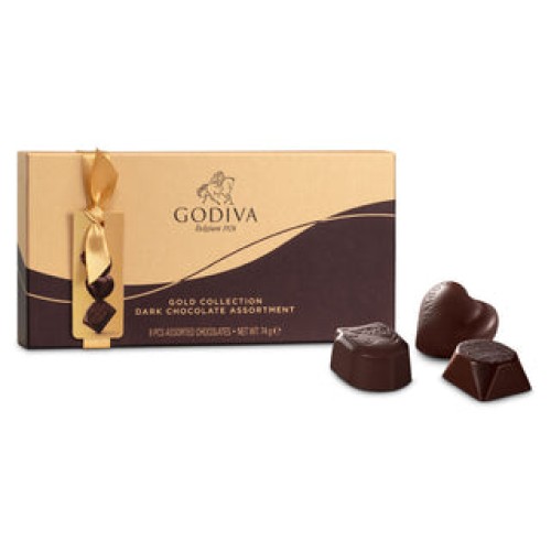Gold Gift Box All Dark 8PCS
