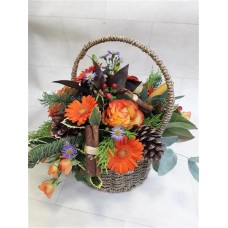 Orange Festive Basket