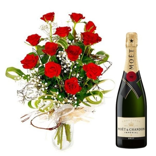 Roses and bubbles (Red)