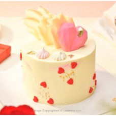 LOVE DREAMS RIBBON CAKE 1KG (2.2LBS)