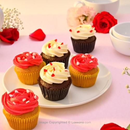 CUPID'S BITE CUP CAKE 6PCS